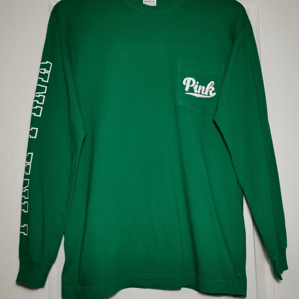 VS PINK 💖 Long Sleeve Campus Tee